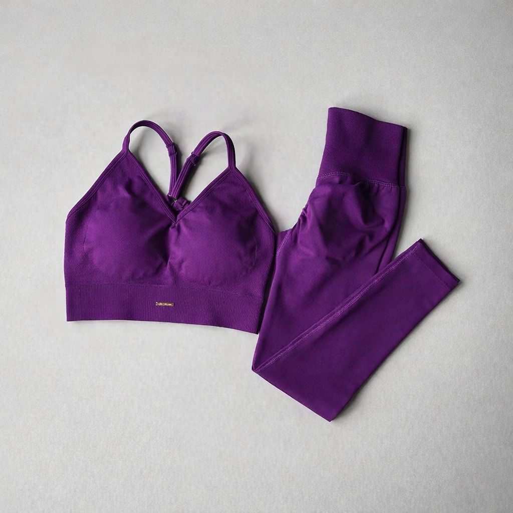 Conjunto Sculpt Push-Up Lila (Top + Leggings)